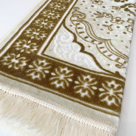 Tapis de prière de luxe or