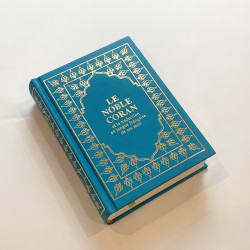 Coran moyen bleu or